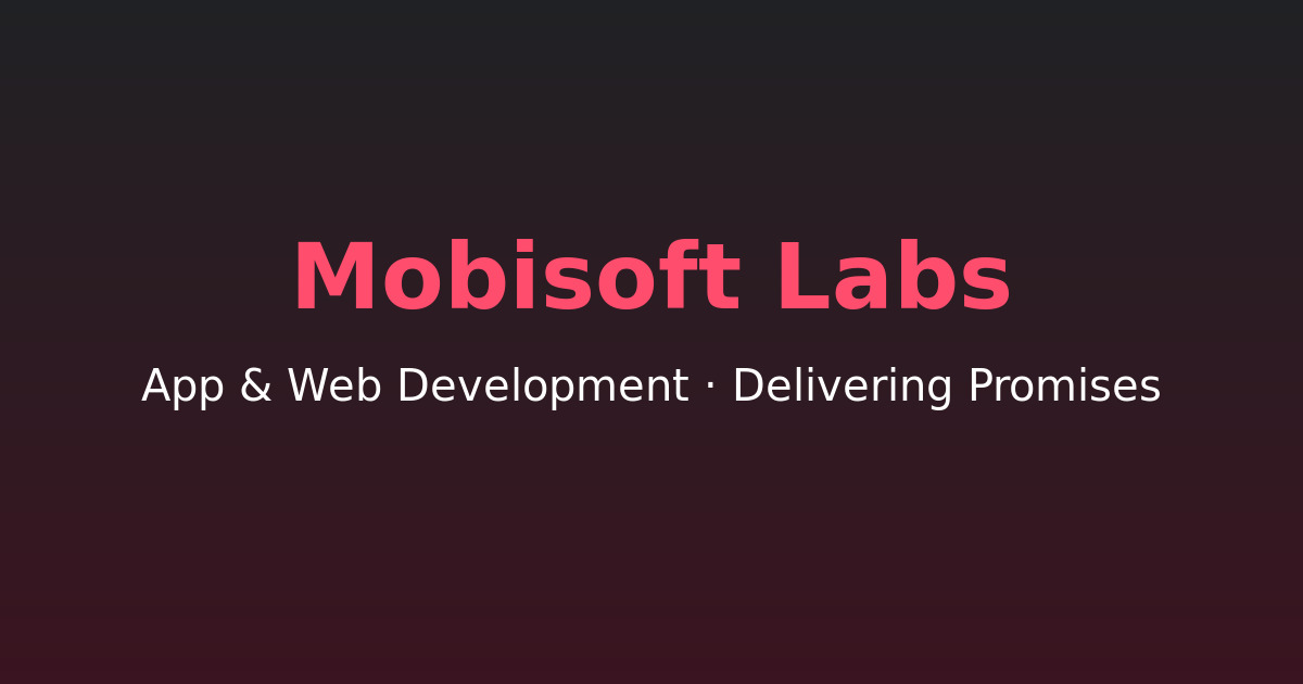 Mobisoft Labs — App & Web Development Company in Gurugram